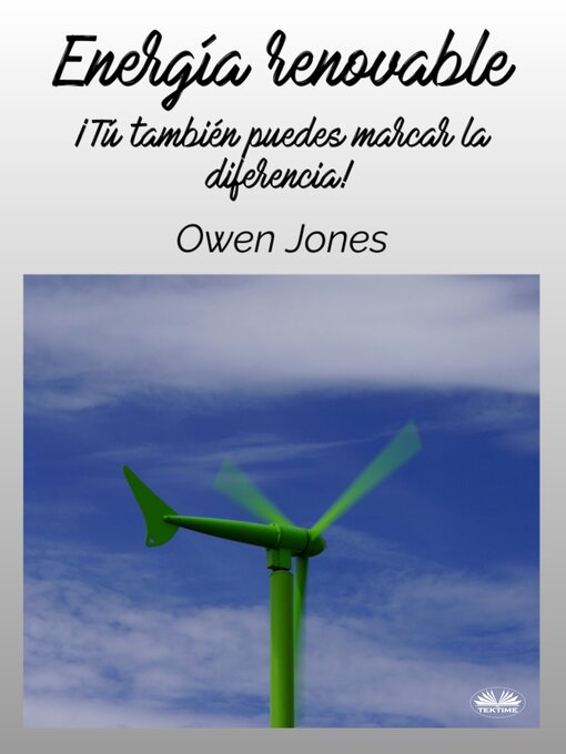 Cover image for Energía Renovable